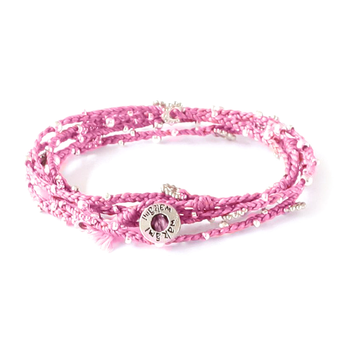 La vida es… - Pulsera - Collar - Morado - Plateado