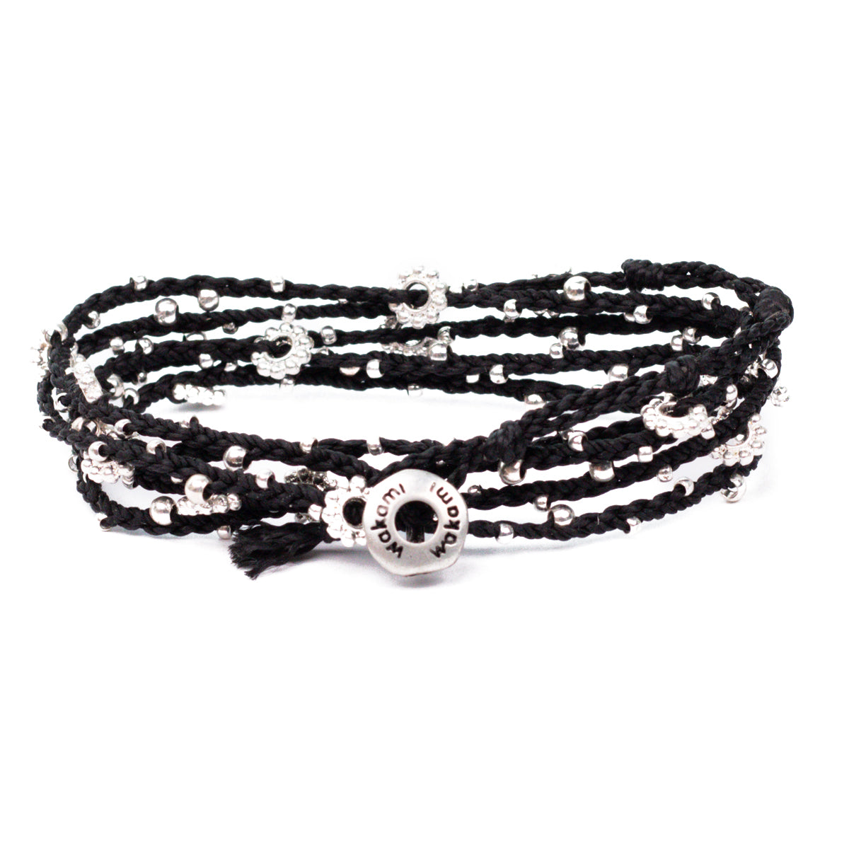 La vida es… - Pulsera - Collar - Negro - Plateado