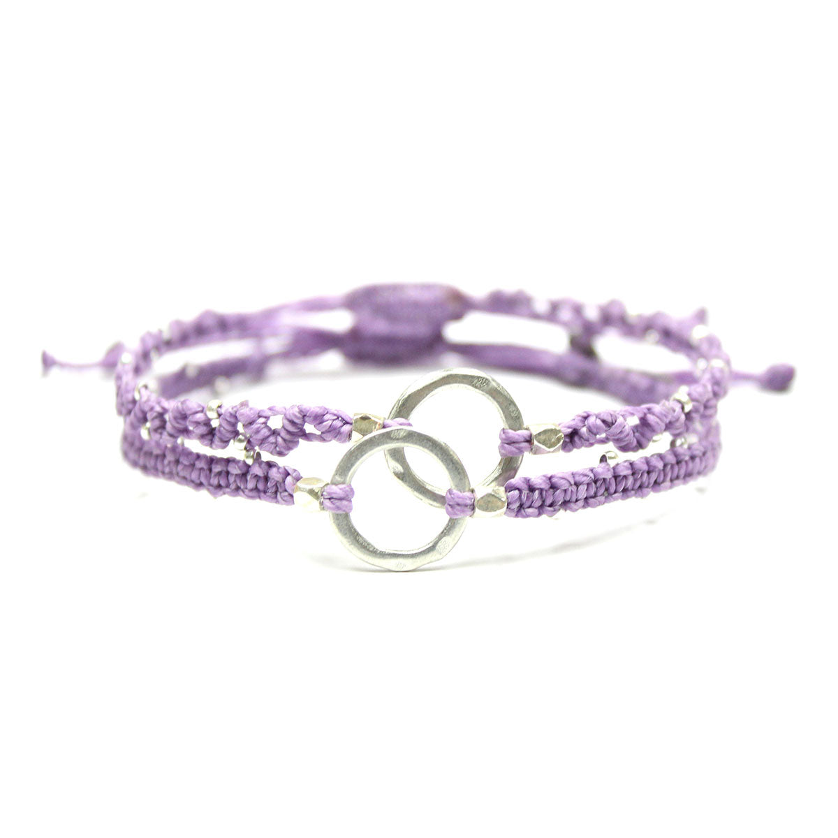 Juntas - Set de 2 Pulseras - Morado