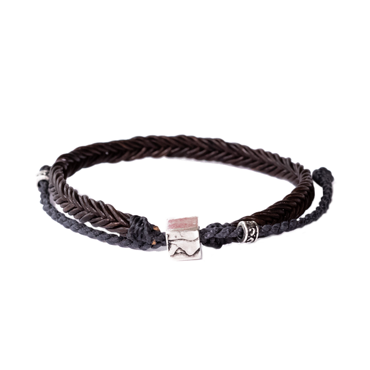 Tierra de montañas - Pulsera - Café