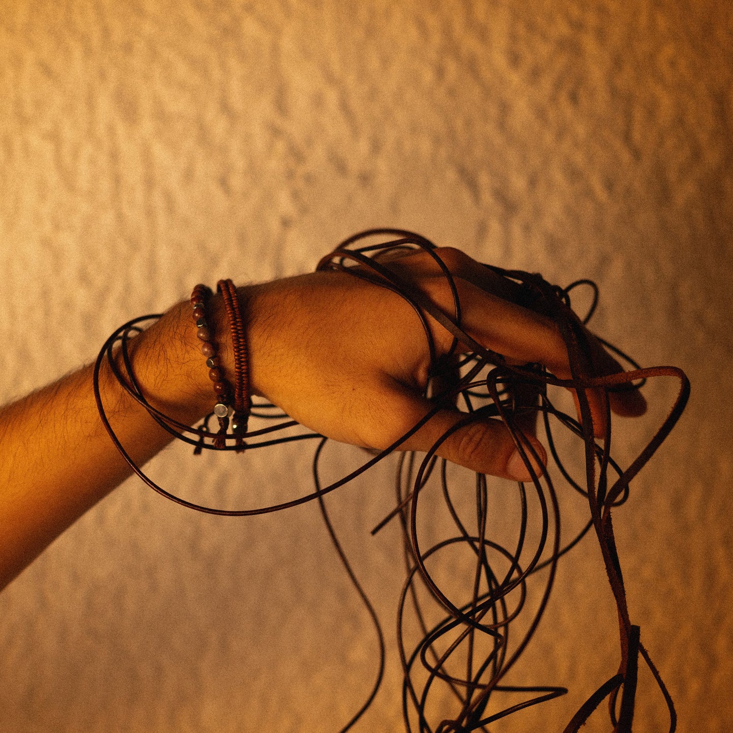 Alma y Él - Pulsera - Café