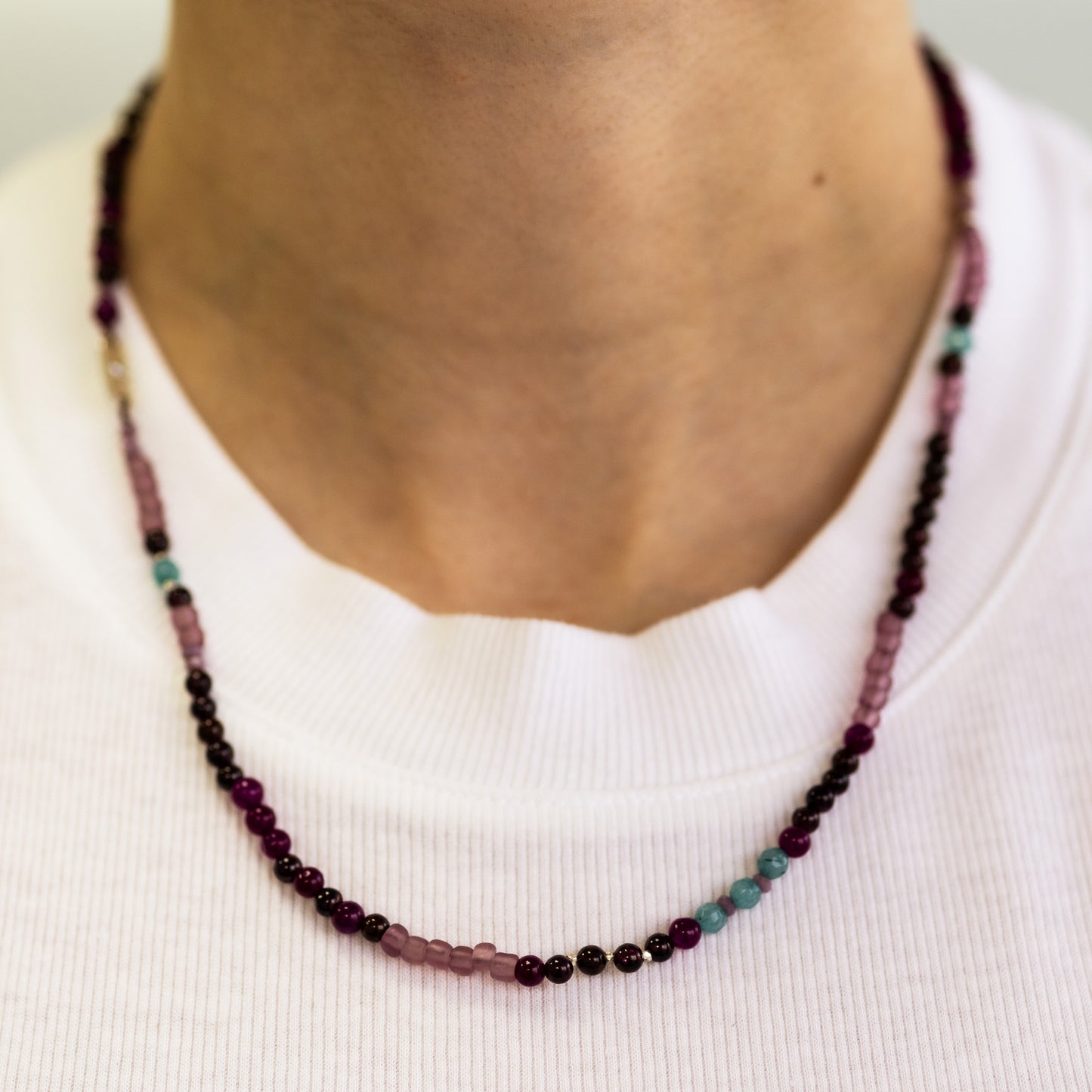 Alumbrar - Collar - Plata - Morado