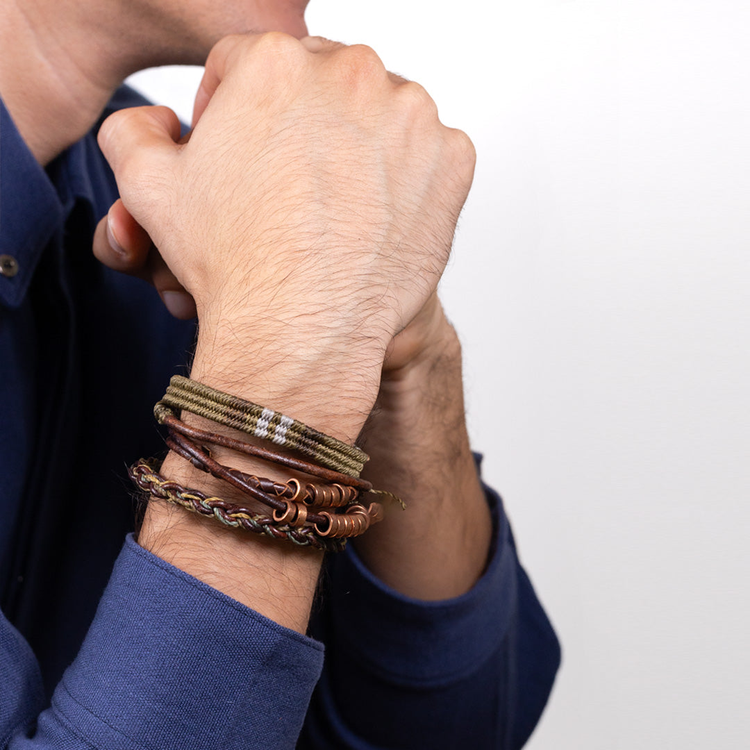 Todo vuelve - Pulsera - Verde - Cobre