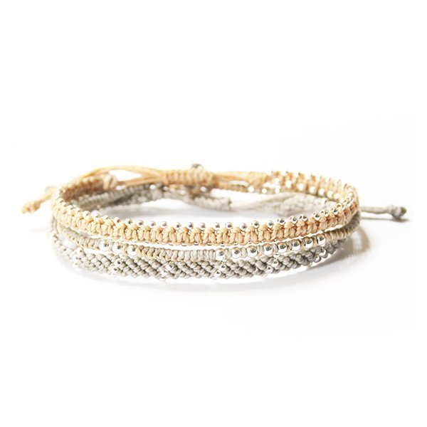 Círculo de la vida - Pulsera - Beige