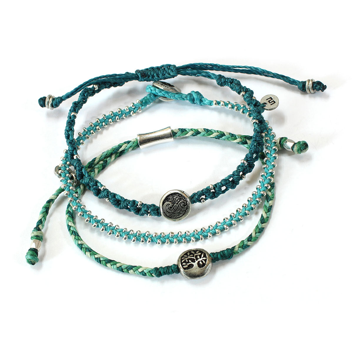Naturaleza y agua - Pulseras - Azul - Verde