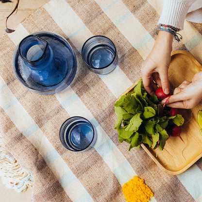 Conexion - Set 4 vasos - Azul