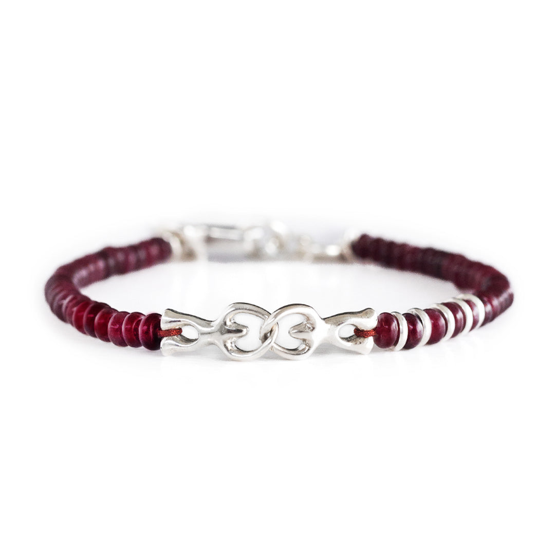 El sueño de alma y yo - Pulsera - Roja - Jade