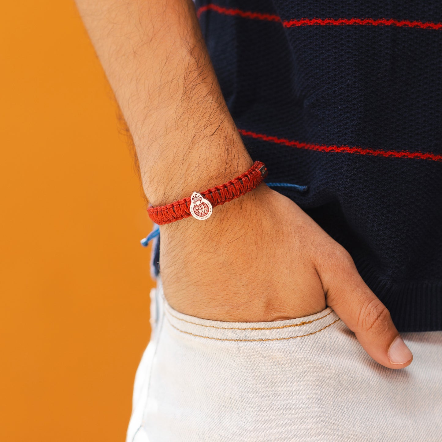 Municipal - Pulsera - Rojo - Cuero