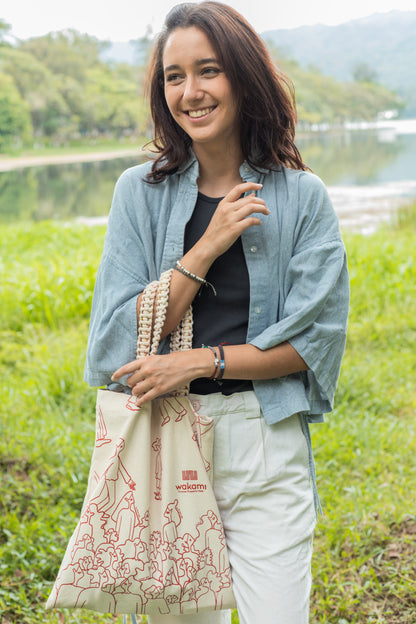 Sueño Wakami - Totebag  - Rojo