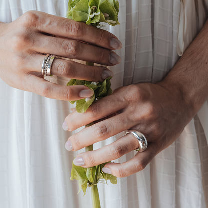 Historias flotantes - Anillo - Plata - Talla 5