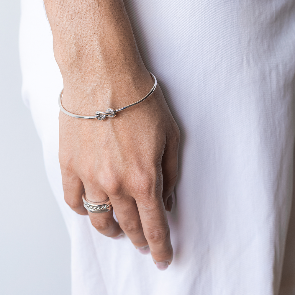 Nudos de historias - Bangle - Plata