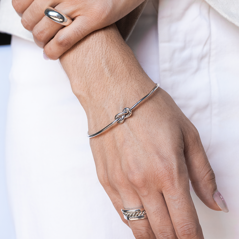 Nudos de historias - Bangle - Plata