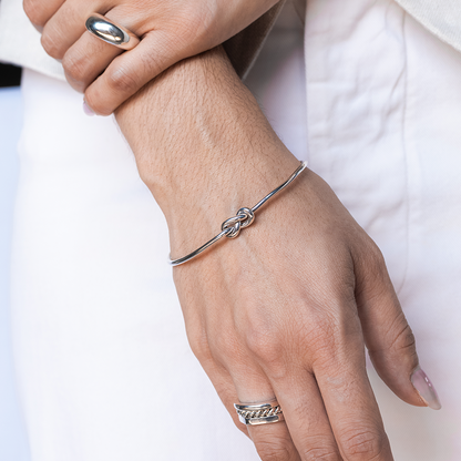 Nudos de historias - Bangle - Plata