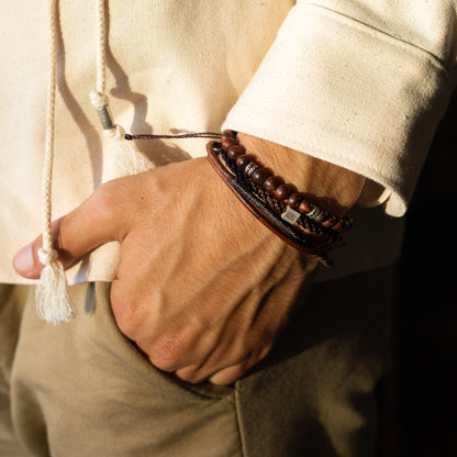 Conectar - Pulsera - Café