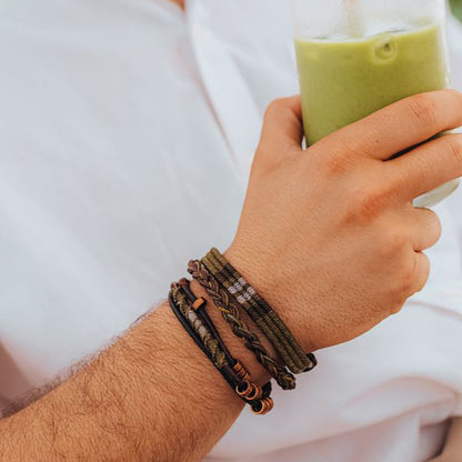 Tierra en calma - Pulsera - Verde