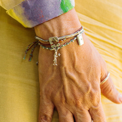 ¿Quienes? - Pulsera - Multicolor - Plata