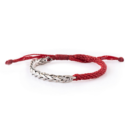 Siempre - Pulsera - Roja - Plata