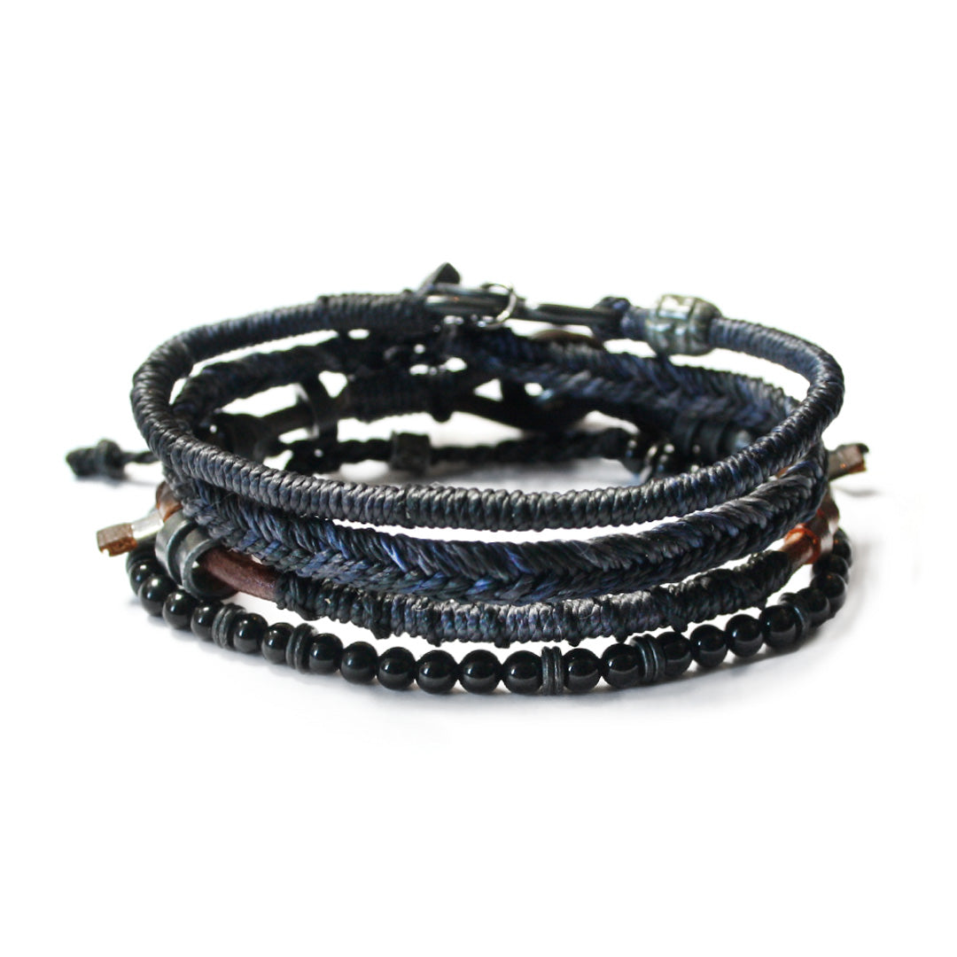 Noche obscura - Pulseras - Negro