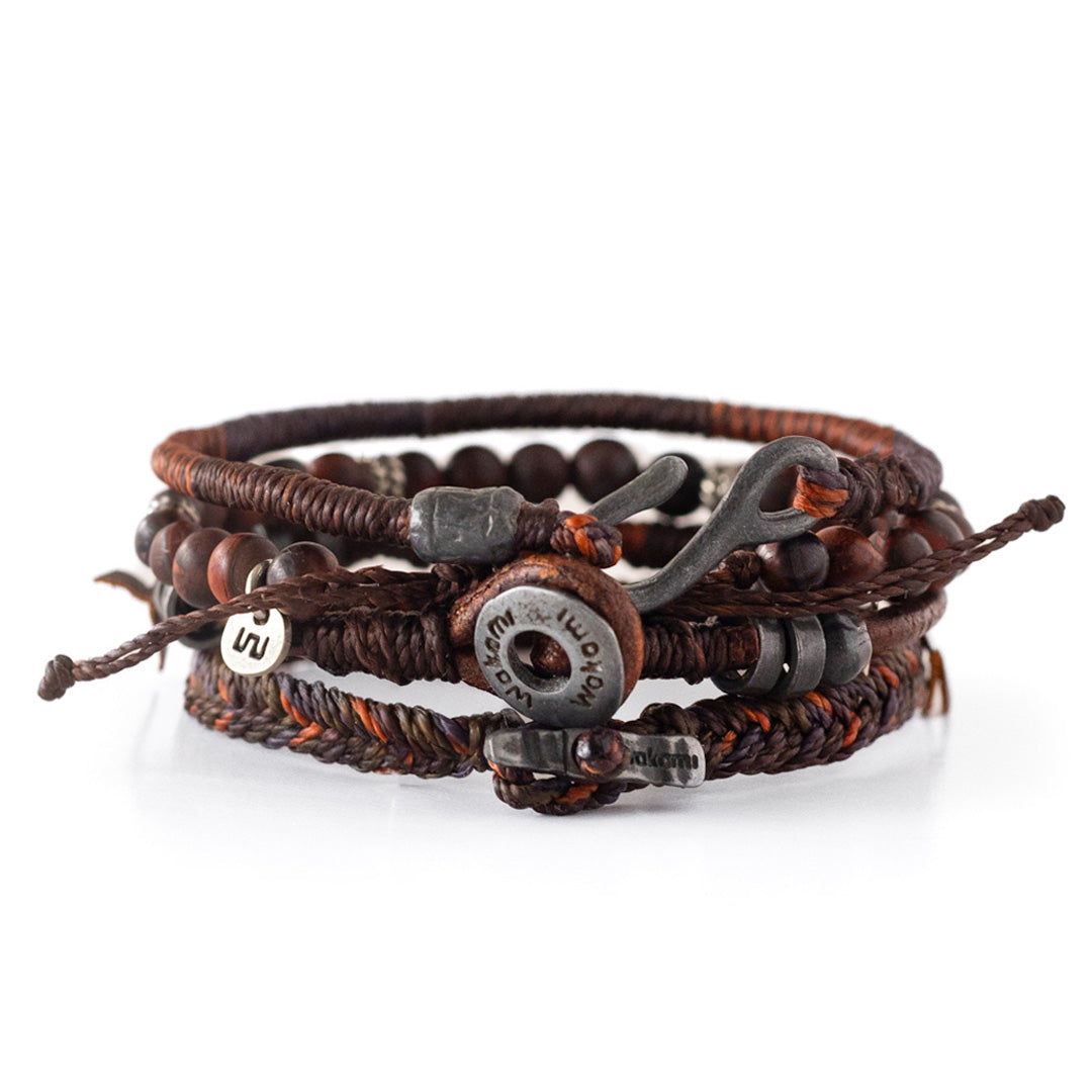 La tierra marrón - Pulseras - Café