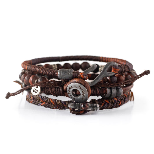 La tierra marrón - Pulseras - Café