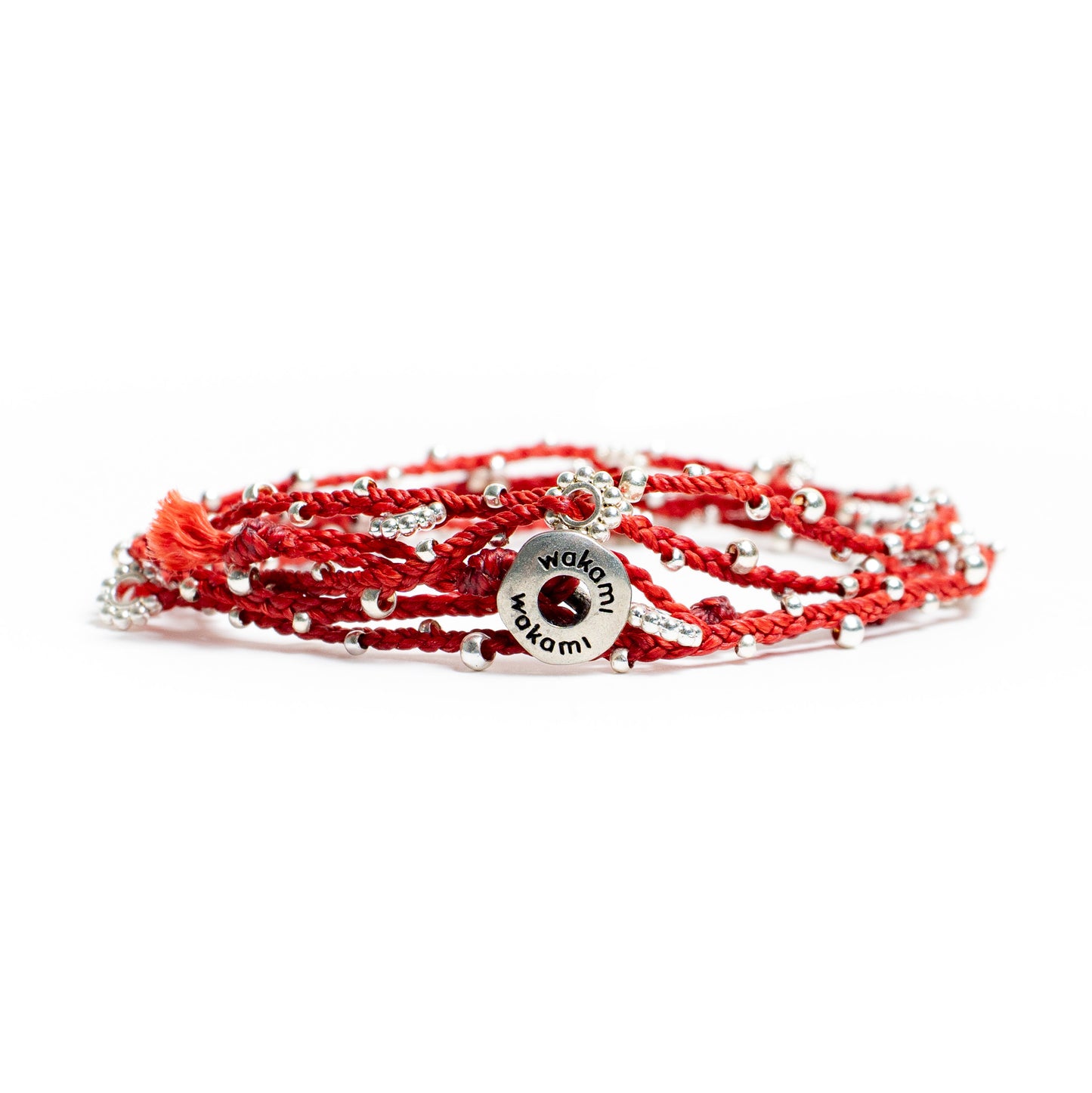 La vida es… - Pulsera - Collar - Rojo - Plateado