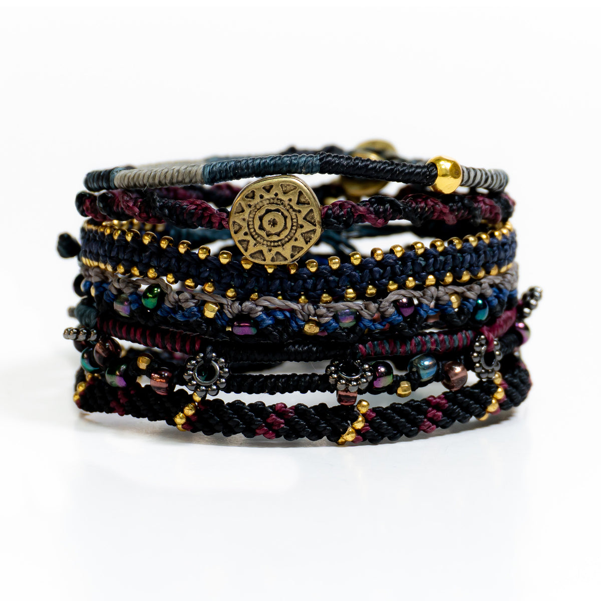 Tierra de noche - Pulsera - Negro