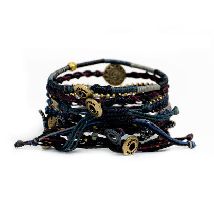 Tierra de noche - Pulsera - Negro