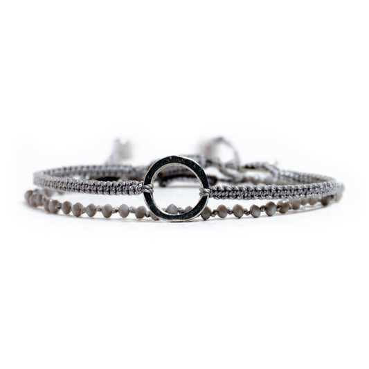 Inner health - Set de 2 Pulseras - Gris