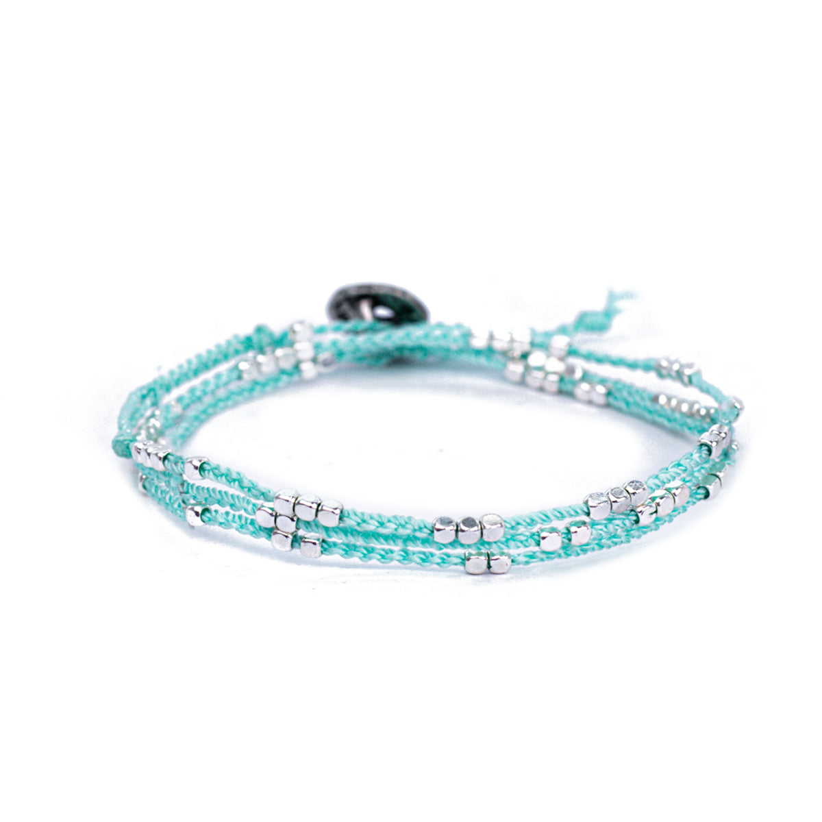 Pulsera Triple Wrap – Aqua