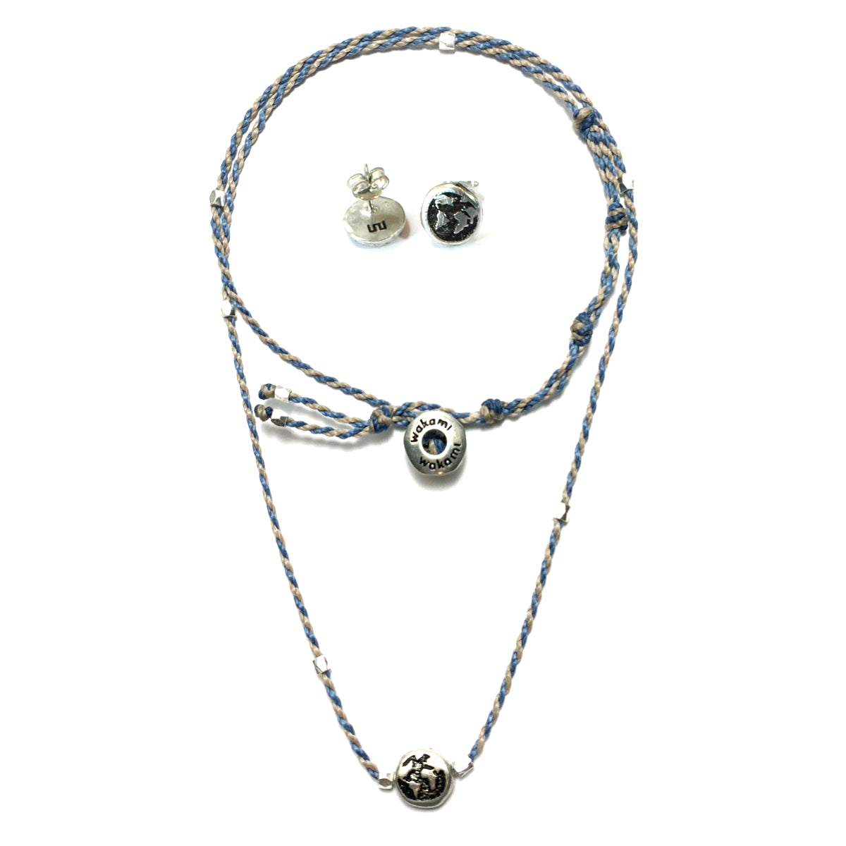 New World - Set de Collar y Aretes - Tierra