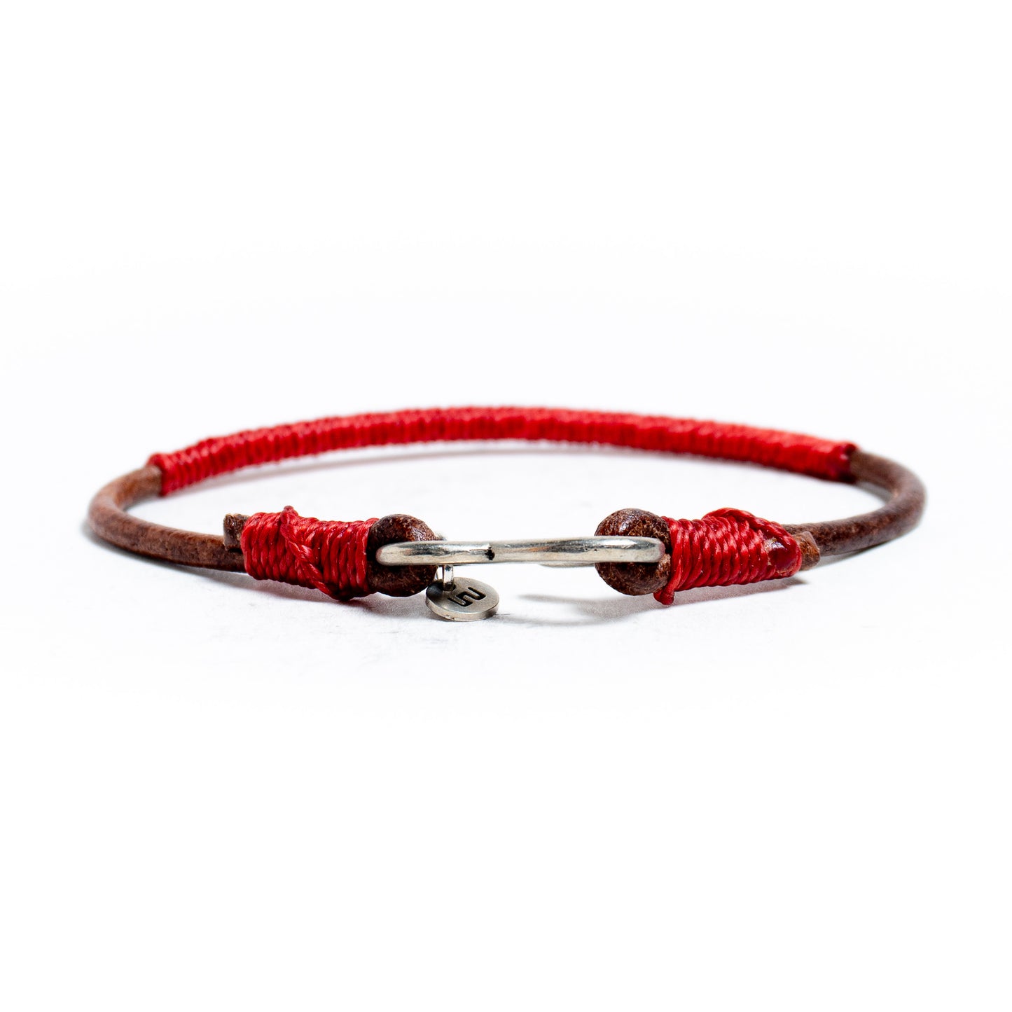 Día del Cariño - Pulsera - Cuero - Rojo