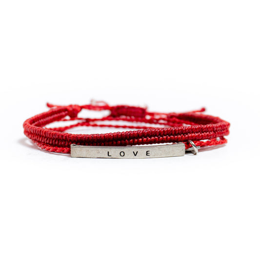 Día del Cariño - Set de 2 Pulseras - Rojo