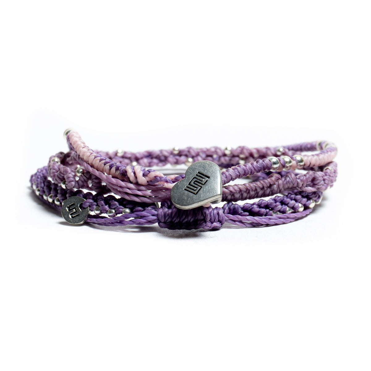 Hermanas - Set de 3 Pulseras - Morado