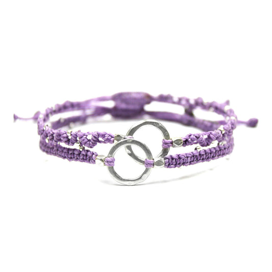 Together - Set de 2 Pulseras - Morado