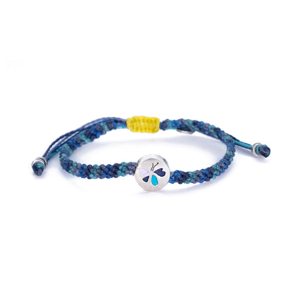 Mariposa Morpho - Pulsera Niños - Azul