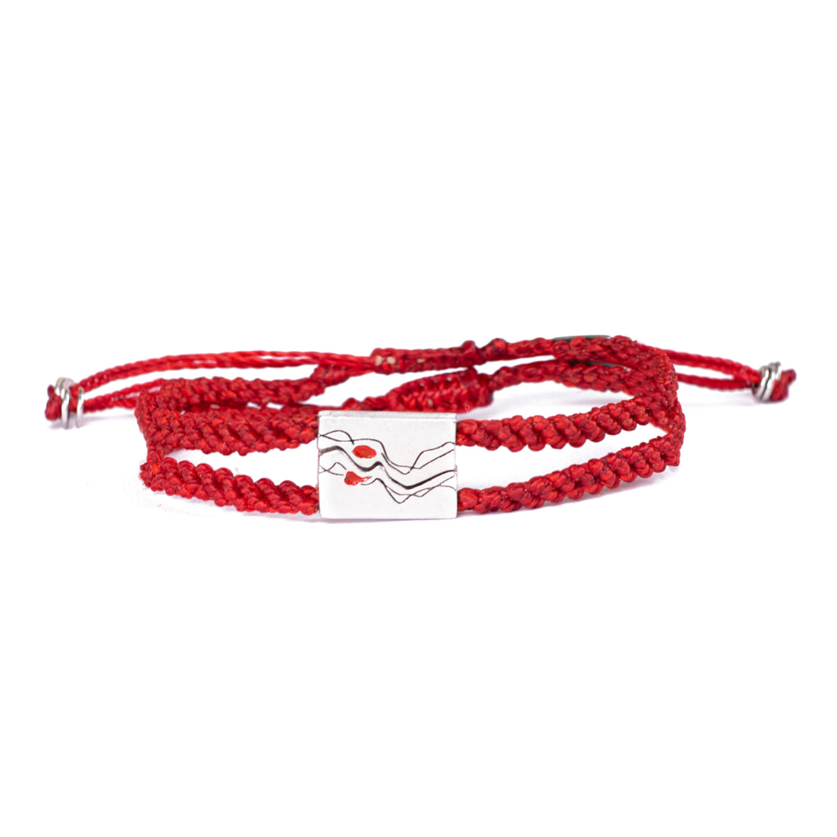 Coincidir - Set de 2 Pulseras- Roja