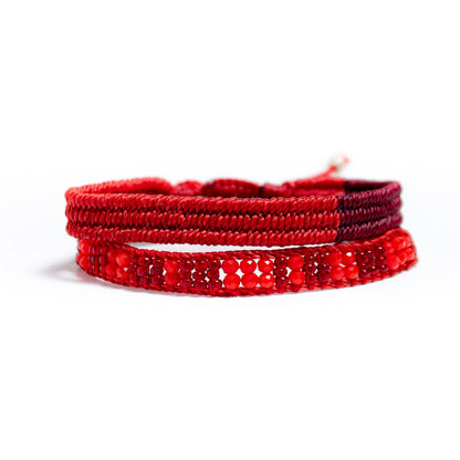 Encontrarse - Pulseras - Roja