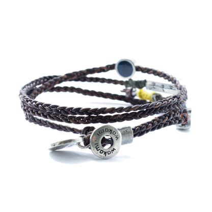 Nuevo sueño Wakami - Pulsera - Cuero - Café