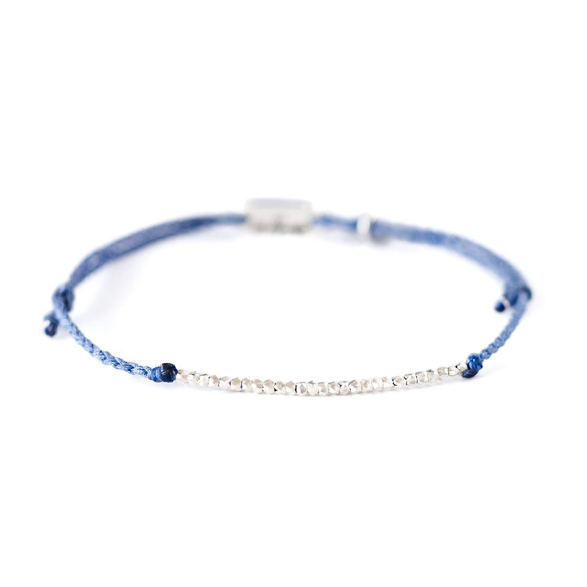 Alumbrar - Pulsera - Plata - Celeste