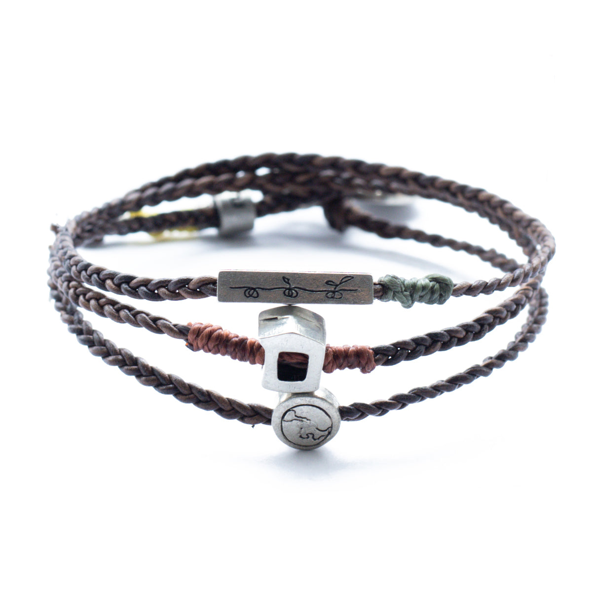 Nuevo sueño Wakami - Pulsera - Cuero - Café