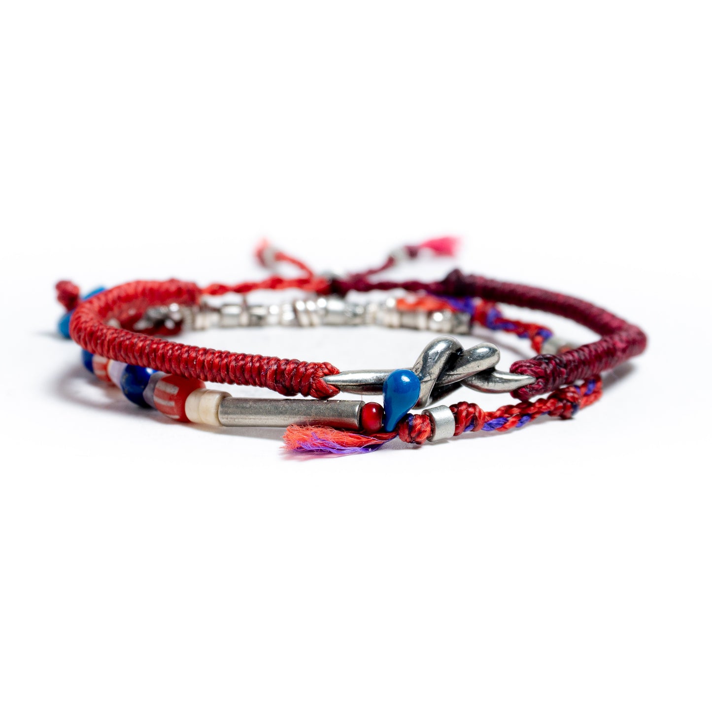 ¿Amar? (Hilo Rojo) - Set de 2 Pulseras - Rojo