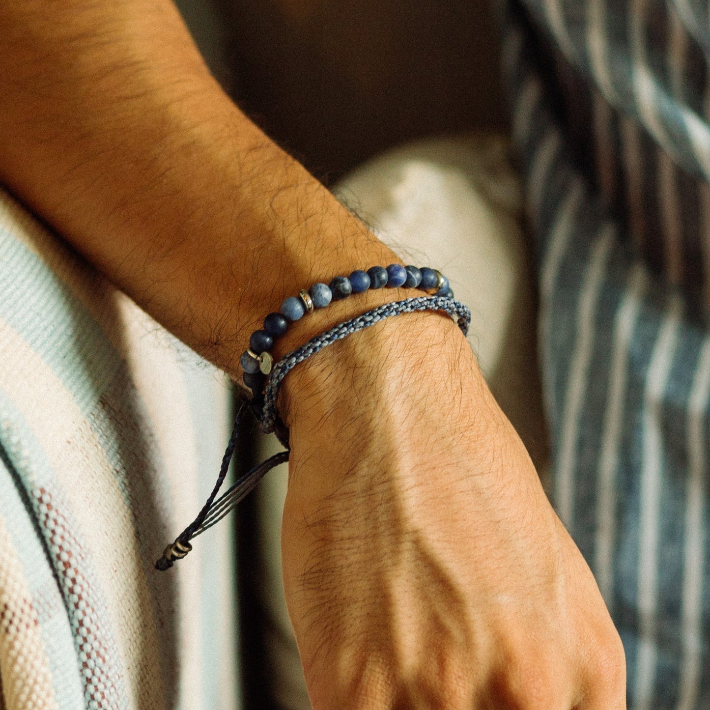 Viajero del mar - Set de 2 Pulseras - Azul