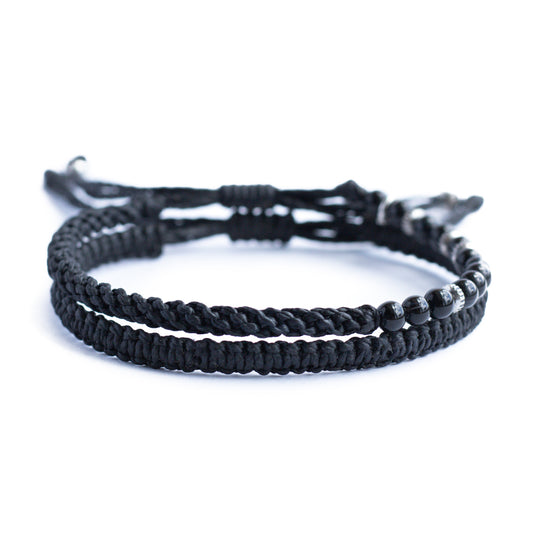 Viajero de la noche - Set 2 Pulseras - Negro