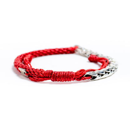 Siempre - Pulsera - Roja - Plata