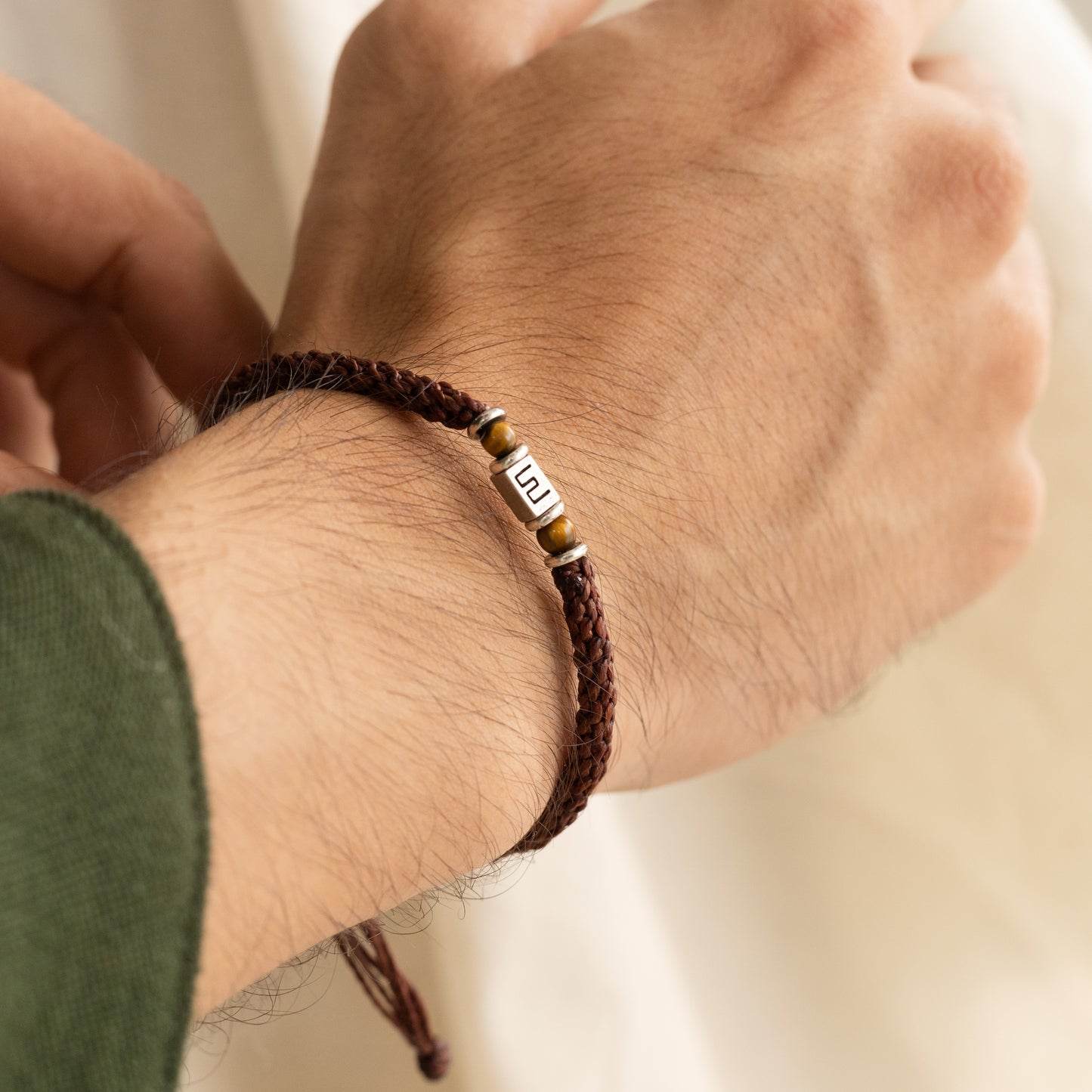 Balanceando - Pulsera - Café