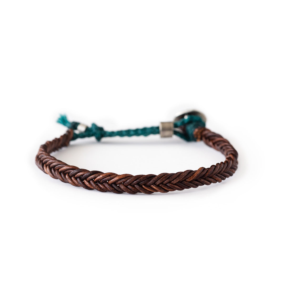 Trenzando - Pulsera - Café