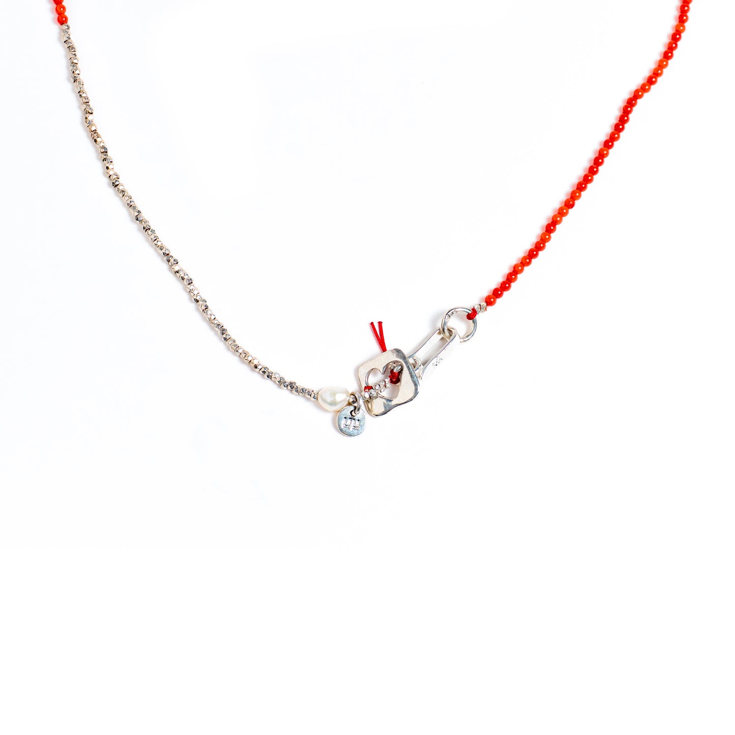 Celebrar el amor - Collar - Rojo - Plata
