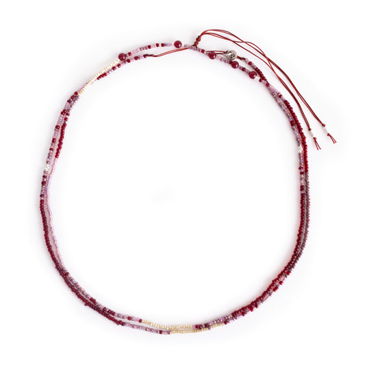 Caminos - Collar - Pulsera - Rojo