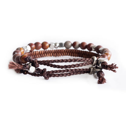 Alma y Él - Pulsera - Café