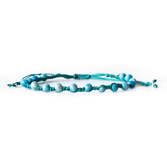 Caminar - Pulsera - Celeste